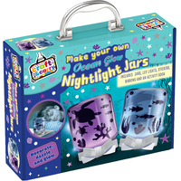 Make Your Own Ocean Glow Nightlight Jars