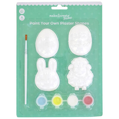 Easter Paint Your Own Plaster Shapes: Pack of 4 image number 1