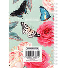 A6 Floral Butterfly Wiro Lined Notebook image number 3
