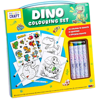 Dino Colouring Set