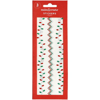 Wavy Bling Stickers: Pack of 3 image number 1