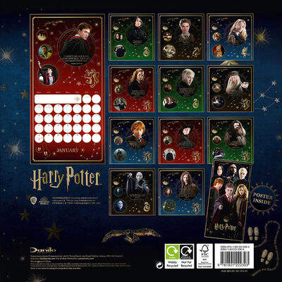 Official Harry Potter 2022 Square Calendar image number 3