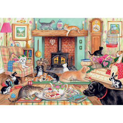 Pet Paradise 500 Piece Jigsaw Puzzle image number 2