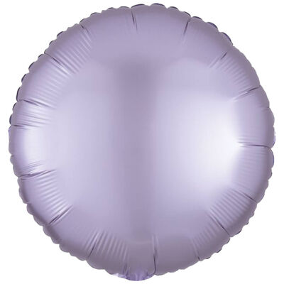 18 Inch Pastel Lilac Round Helium Balloon image number 1