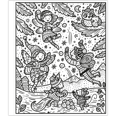 Winter Wonderland Magic Painting Book image number 3