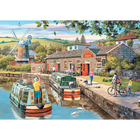 Boating On The Canal 500 Piece Jigsaw Puzzle image number 2