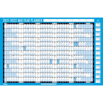 2021-2022 Large Academic Mid-Year Planner image number 1