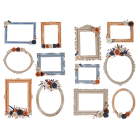Autumn Bloom 3D Frame Toppers: Pack of 12