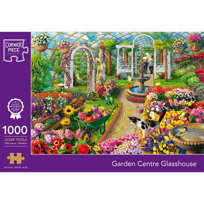Garden Centre Glasshouse 1000 Piece Jigsaw Puzzle image number 1