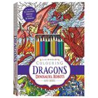 Dragons, Dinosaurs, Robots and More: Kaleidoscope Colouring image number 1