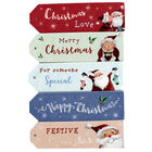 At Home with Santa Wooden Sentiment Toppers - 12 Pack image number 2