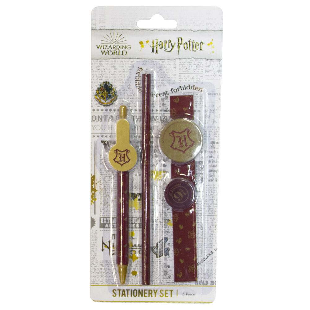 Harry Potter Advent Calendar Hogwarts Stationery Gift Set Ballpoint Pen Ruler 