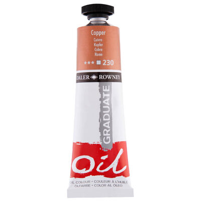 Daler Rowney Graduate Oil Paint Copper 38ml image number 1