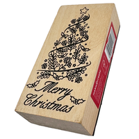 Merry Christmas Tree Stamp