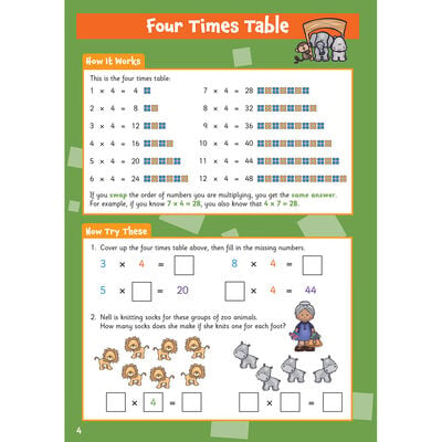 Times Table Activity Book: Ages 7-9 image number 2