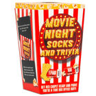 Movie Night Trivia and Socks Set image number 1