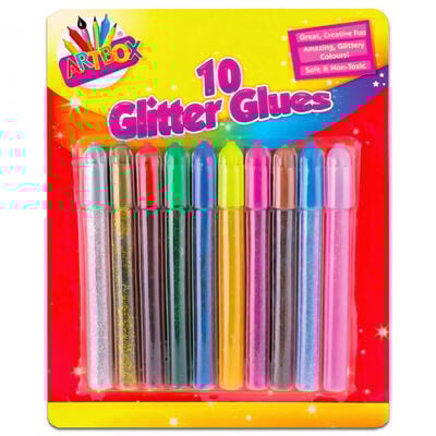 Glitter Glues: Pack of 10 image number 1