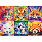 Painted Animals 1000 Piece Jigsaw Puzzle image number 2