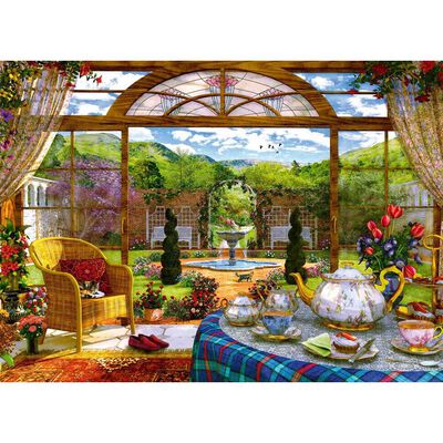 Afternoon Tea 500 Piece Jigsaw Puzzle image number 2