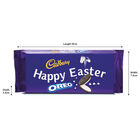 Cadbury Dairy Milk Oreo Chocolate Bar 120g &ndash; Happy Easter image number 2