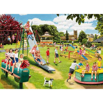 Park Playground 500 Piece Jigsaw Puzzle image number 2