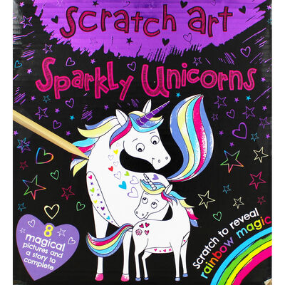 Scratch Art - Sparkly Unicorns image number 1