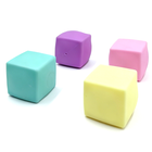 Mini Squishy Neon Cube: Assorted image number 2