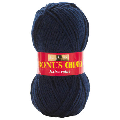 Bonus Chunky: Navy Yarn 100g image number 1