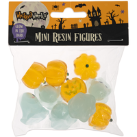 Glow in the Dark Ghosts & Pumpkins Resin Decorations