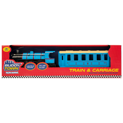 Playworks Buddy Town Train & Carriage image number 1