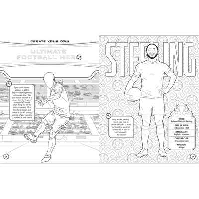 Ultimate Football Heroes: Team Kit Designer Colouring Book image number 3