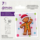 Gemini Stamp & Die Set: Wobbling Gingerbread Man image number 1