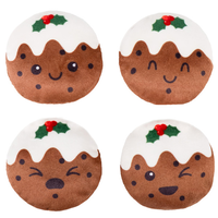 Christmas Pudding Snack Bag Plush