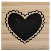 Wooden Heart Stamper