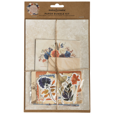 Autumn Bloom Scrapbook Paper Bundle Kit image number 1