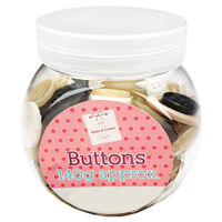 Assorted Jar of Natural Buttons