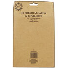 10 Ivory Cards and Envelopes: 5 x 7 Inches image number 3