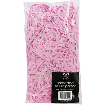Pink Shredded Tissue Paper image number 1