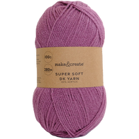 Super Soft DK Yarn: Grape 100g