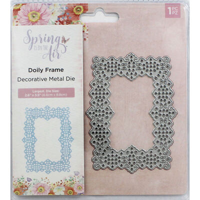 Crafters Companion Spring is in the Air Metal Die - Doily Frame image number 1