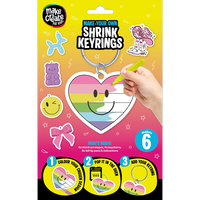 Make Your Own Shrink Keychains: Pink
