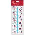 18 Peg Christmas Card Holder: Assorted image number 2
