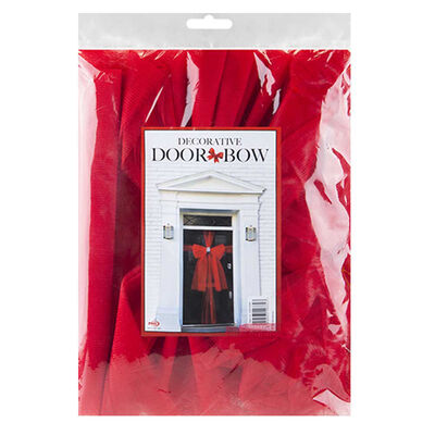 Red Decorative Door Bow image number 3