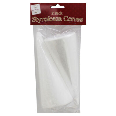 Styrofoam Cones Pack Of 2 From 1 00 The Works