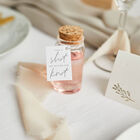 Mini Tied the Knot Shot Glass Favours: Pack of 6 image number 2
