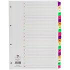 A4 A-Z Neon Page Dividers - Pack of 20 image number 1