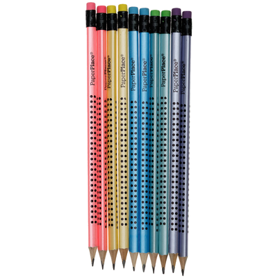 Triangular Pencils with Eraser Tops: Pack of 10 image number 2