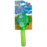 PlayWorks Get Set Play! 2-in-1 Bubble Fan: Assorted