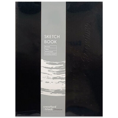 Crawford & Black Premium 8.5 x 11 Inches Casebound Sketch Book image number 1