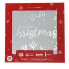 Charity Silver Christmas Cards: Pack of 10 image number 1